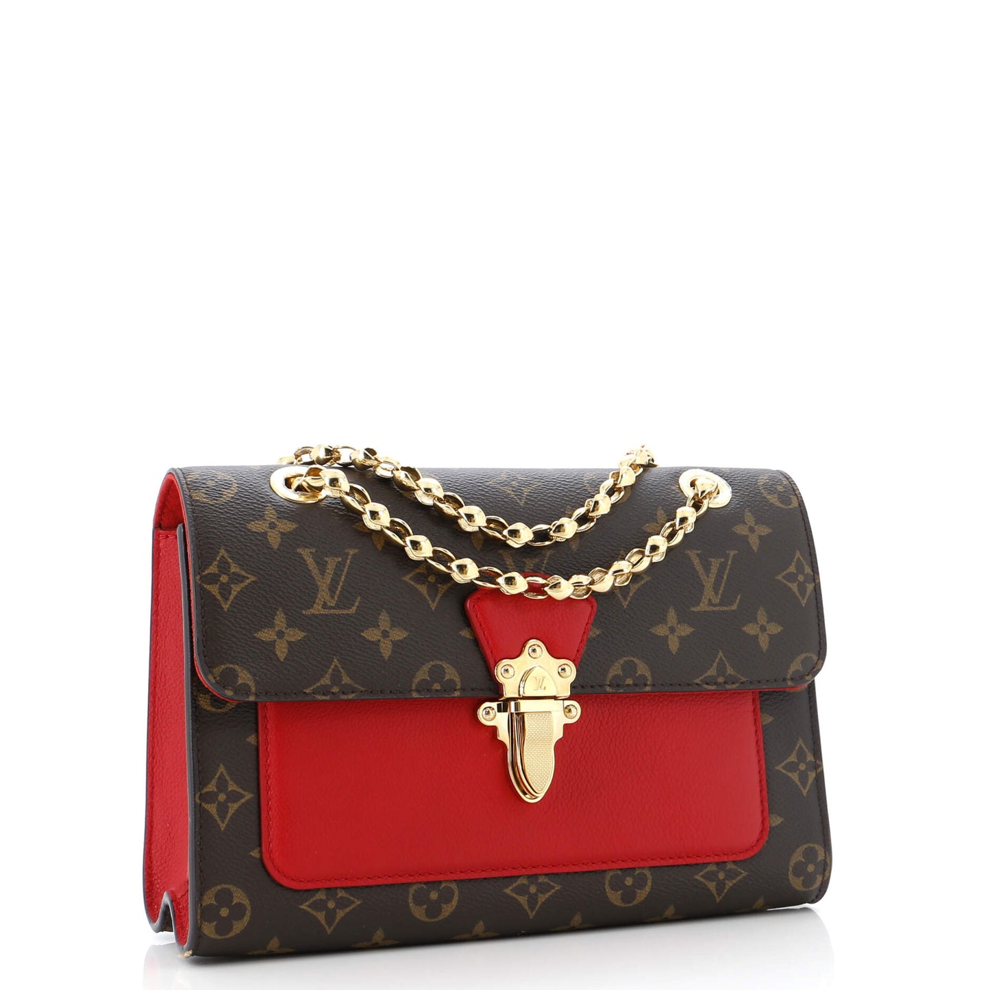 Louis Vuitton Victoire Handbag Monogram Canvas and Leather