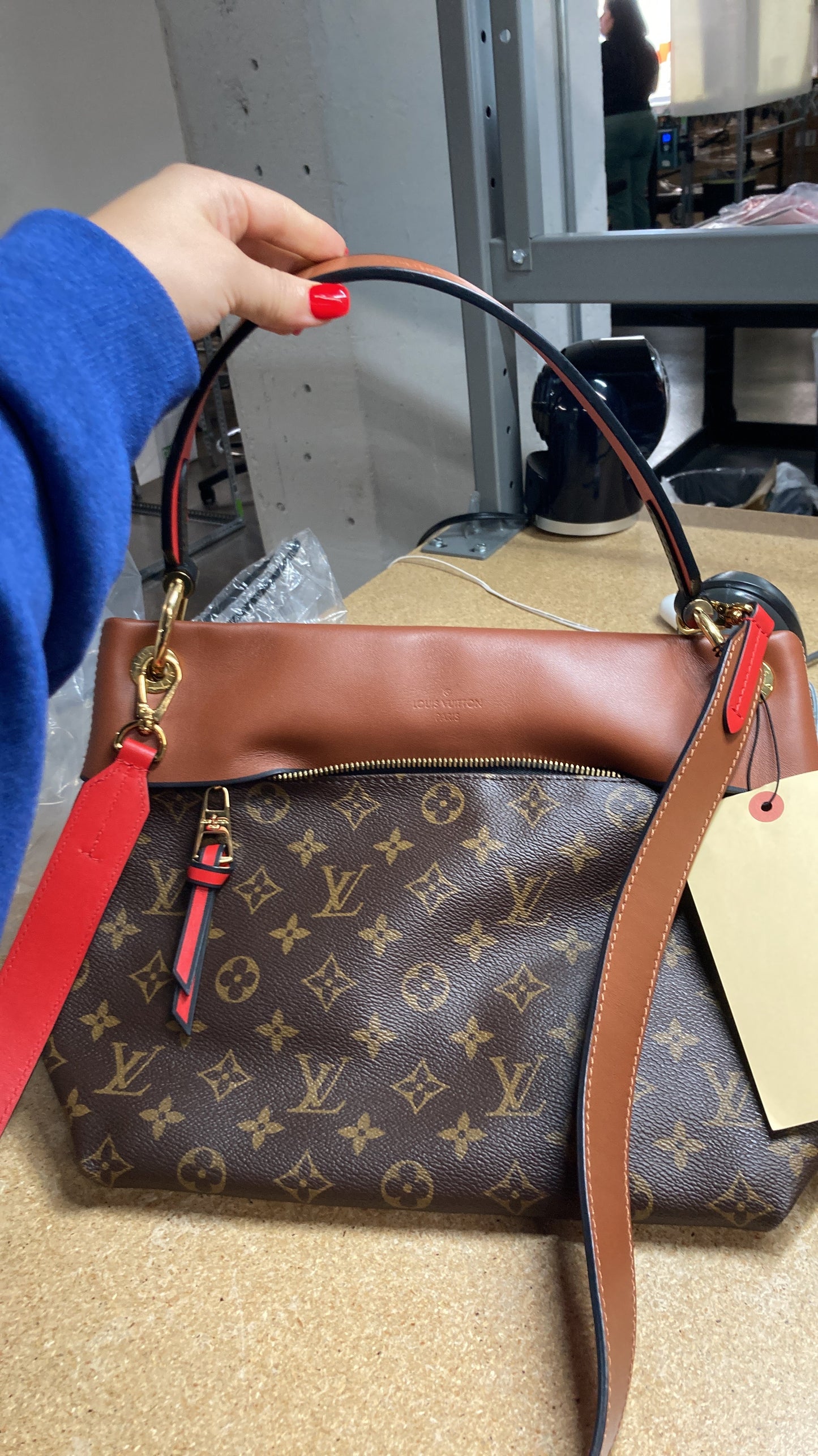 Louis Vuitton Tuileries Besace Bag Monogram Canvas with Leather