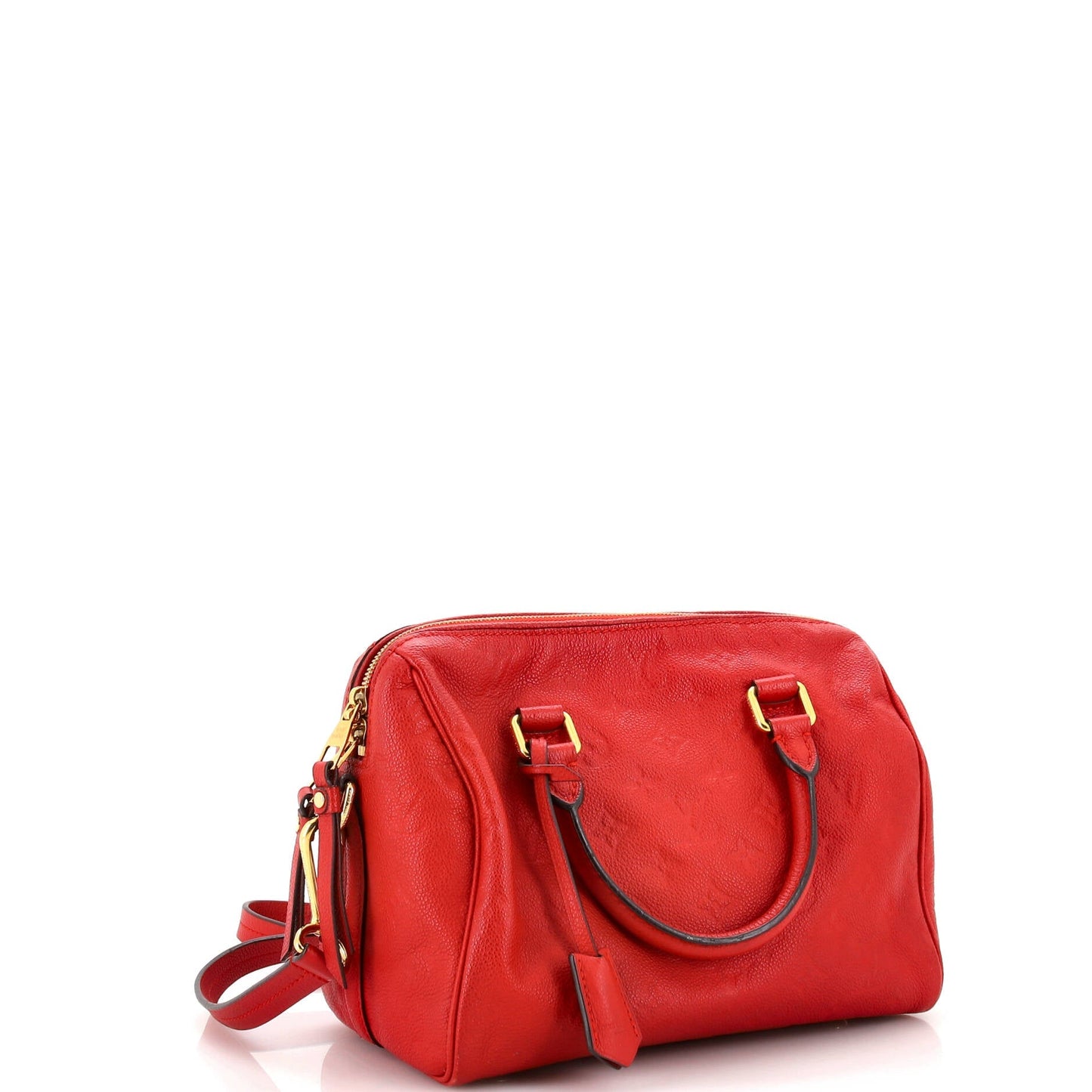 Louis Vuitton Speedy Bandouliere Bag Monogram Empreinte Leather 25