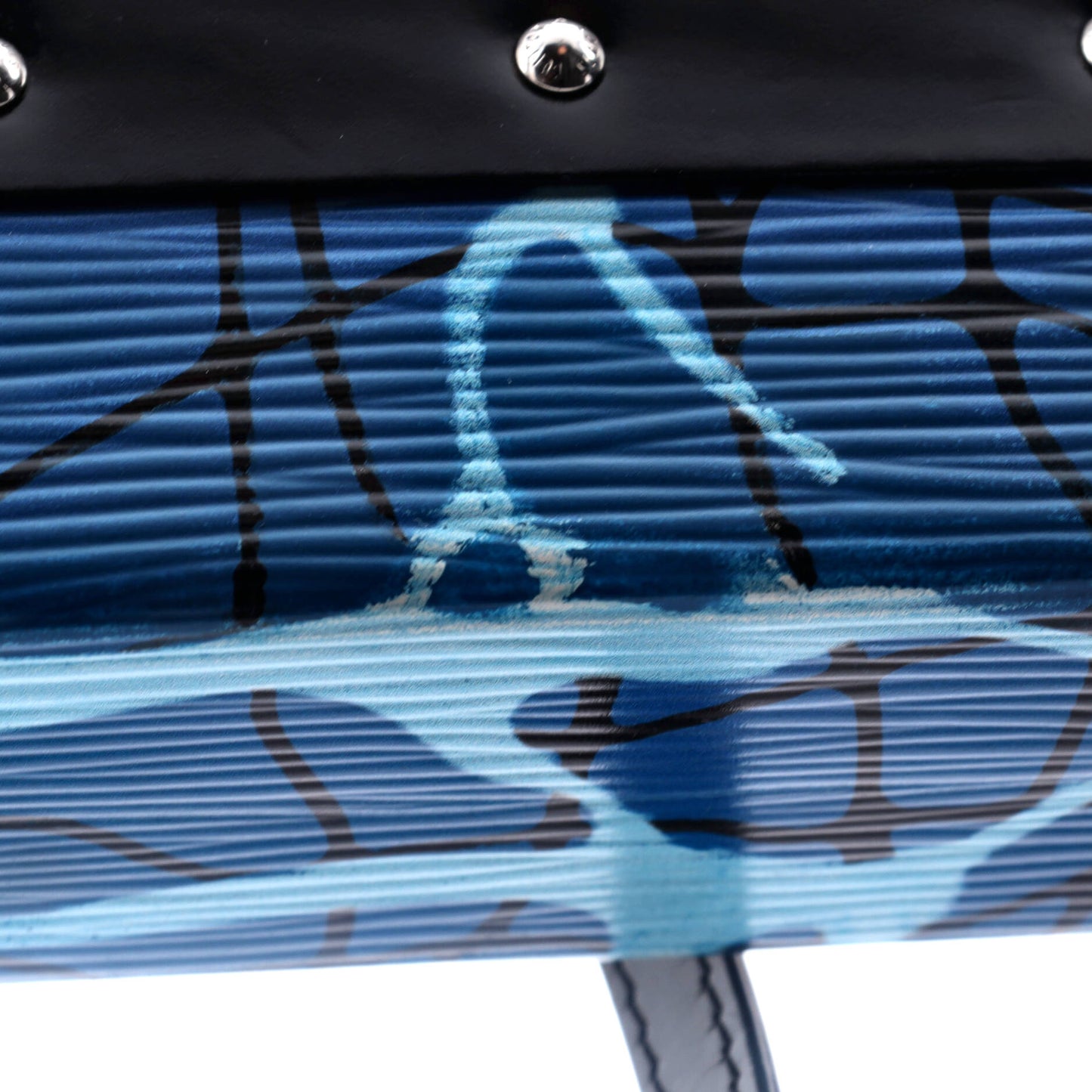 Louis Vuitton Petite Malle Handbag Limited Edition Printed Epi Leather