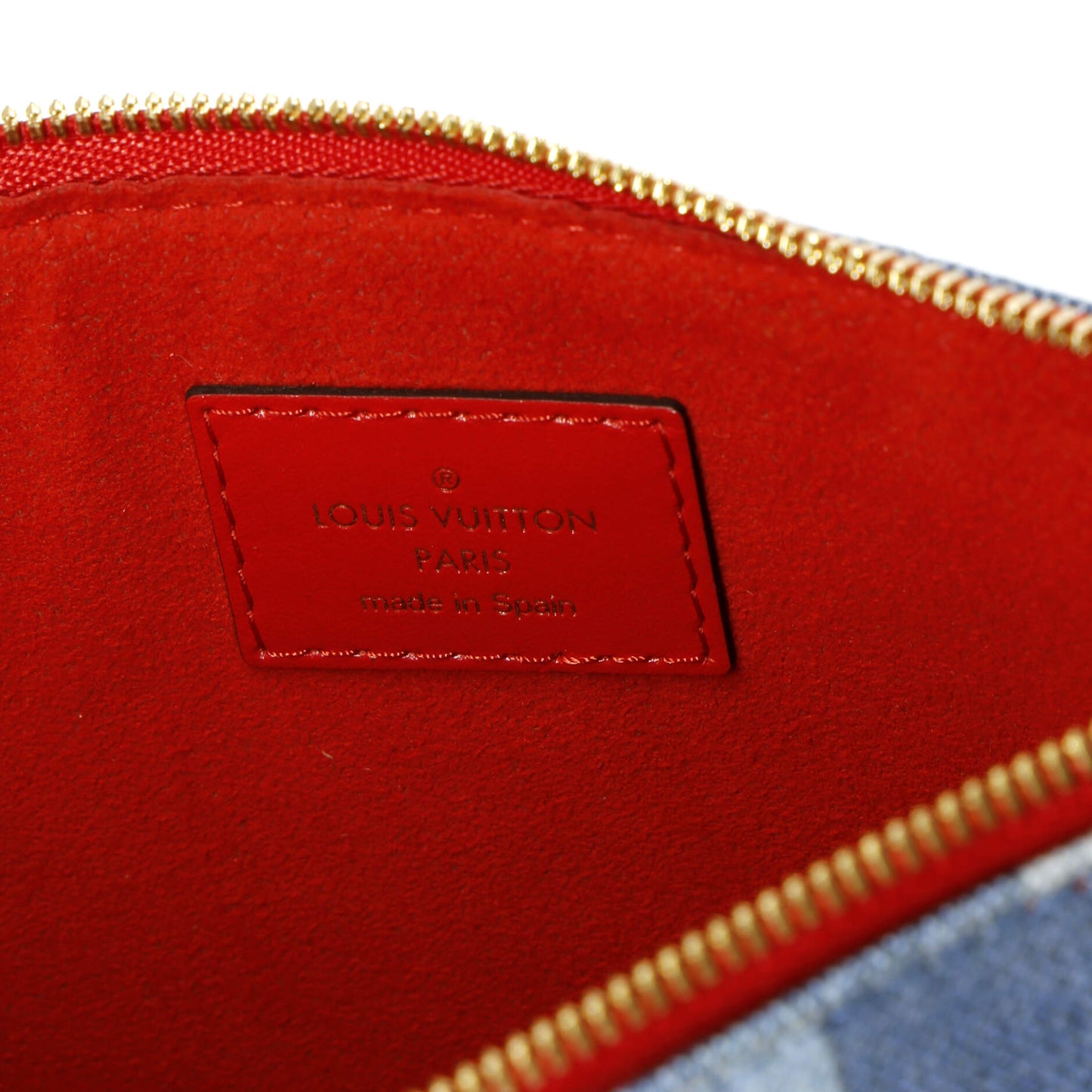 Louis Vuitton City Pouch Damier and Monogram Patchwork Denim