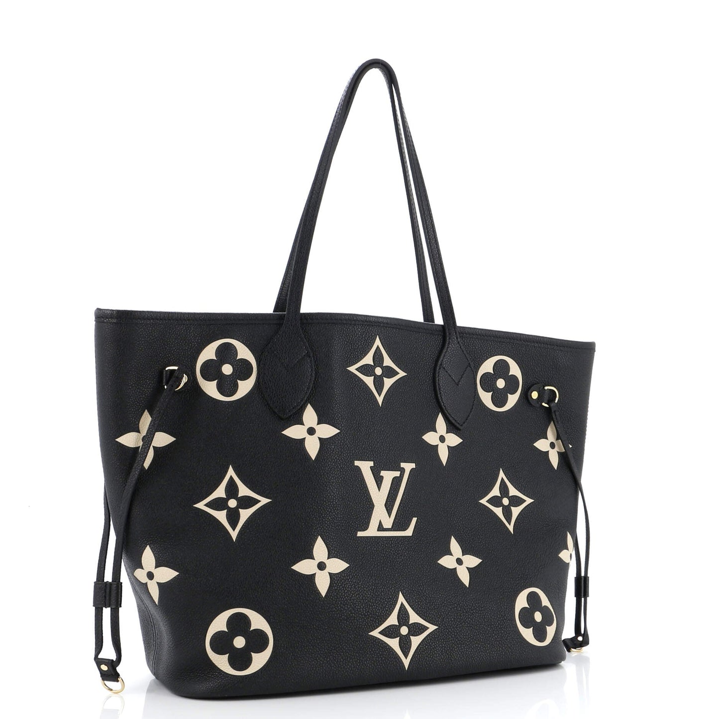 Louis Vuitton Neverfull NM Tote Bicolor Monogram Empreinte Giant MM