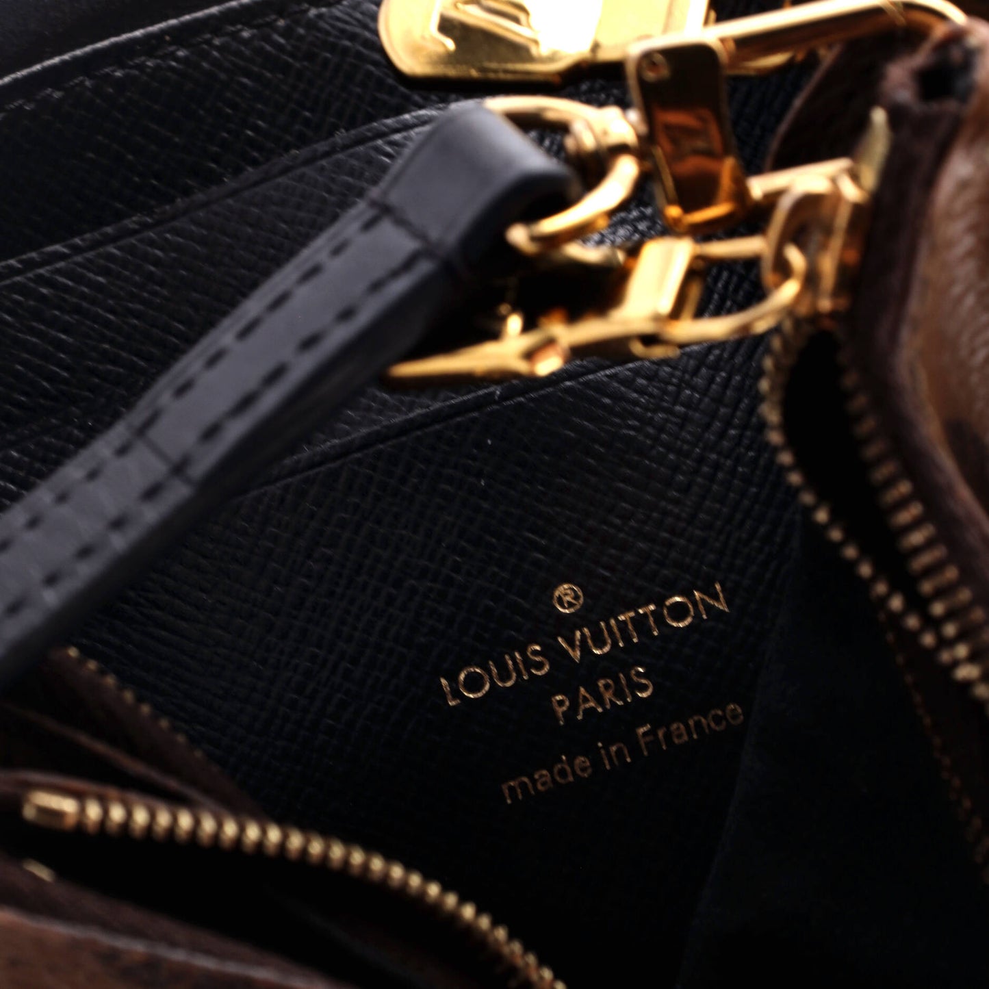 Louis Vuitton Double Zip Pochette Reverse Monogram Giant