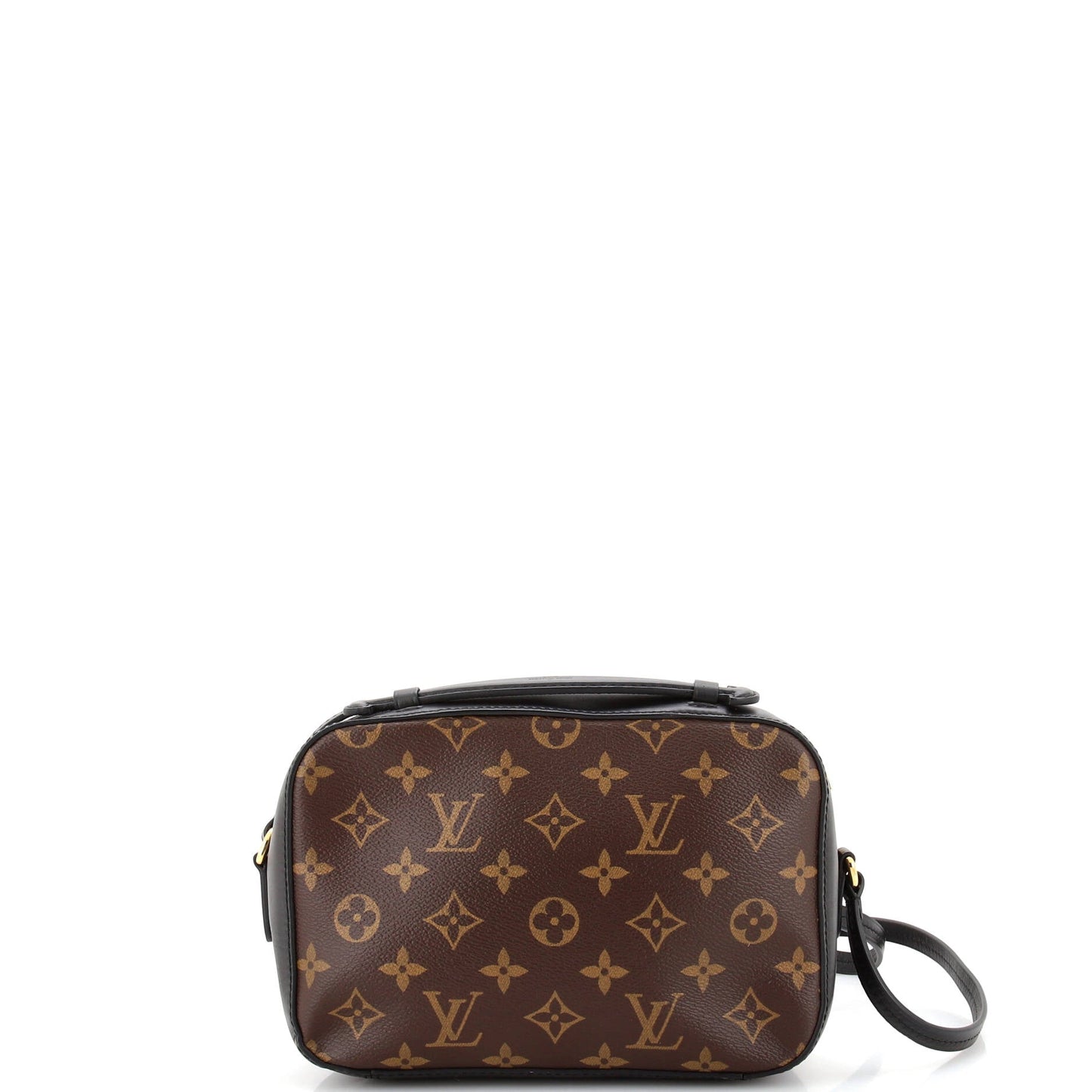 Louis Vuitton Saintonge Handbag Monogram Canvas with Leather