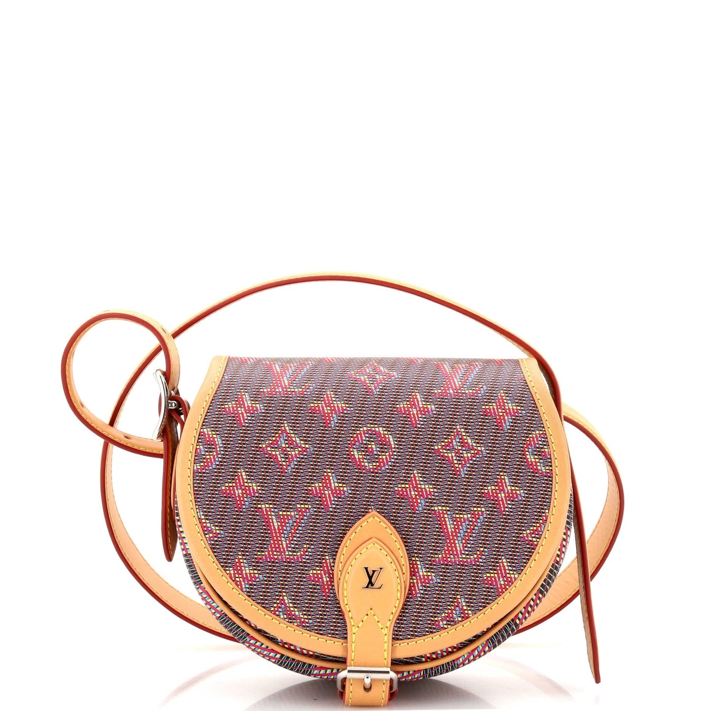 Louis Vuitton Tambourin NM Handbag Damier Monogram LV Pop Canvas