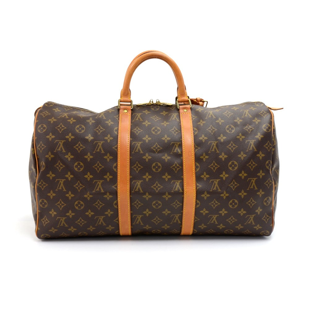 Louis Vuitto Keepall 50 Monogram Canvas Travel Bag