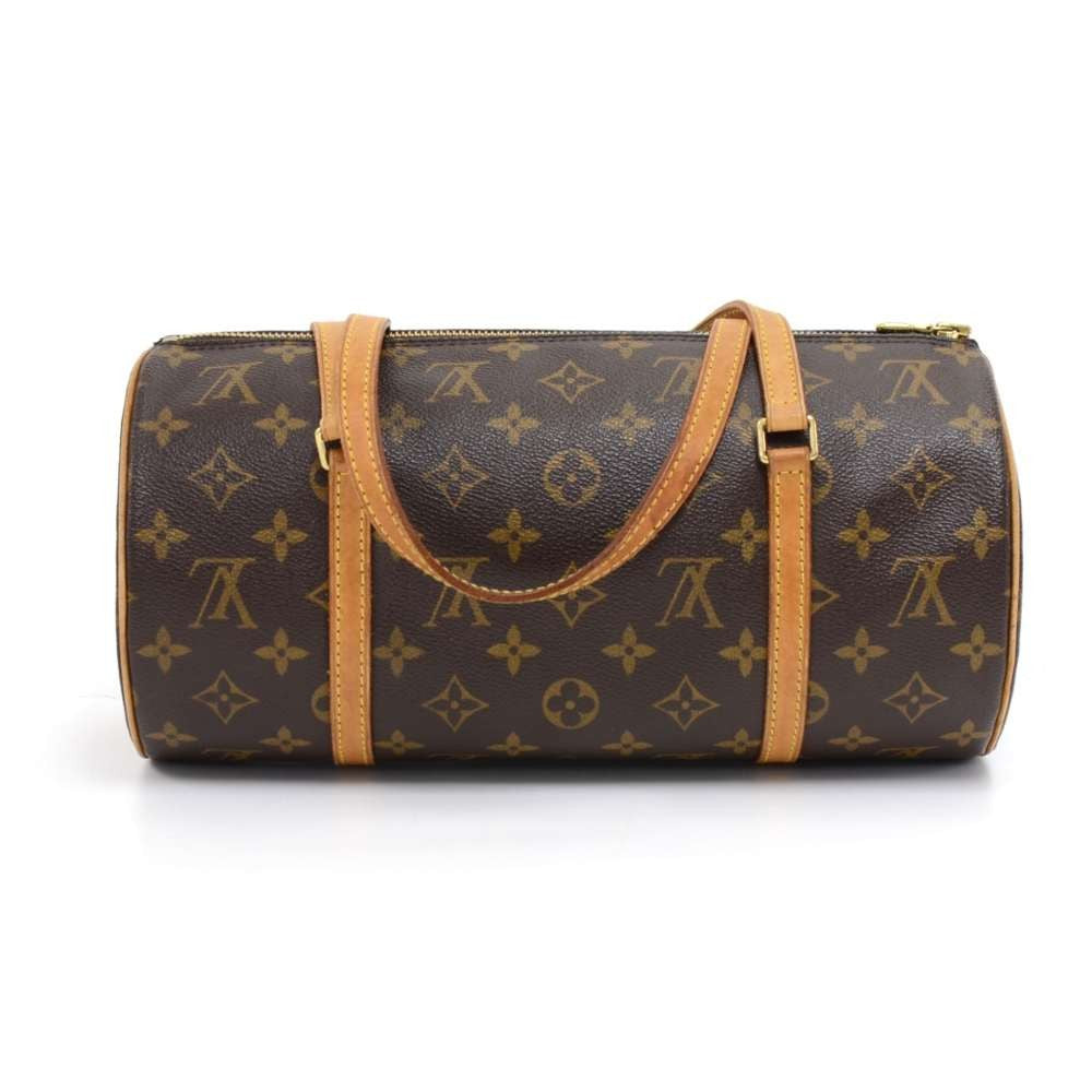Louis Vuitto Papillon 30 Monogram Canvas Handbag with Pouch