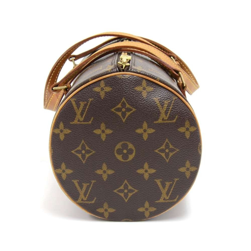 Louis Vuitto Papillon 30 Monogram Canvas Handbag with Pouch
