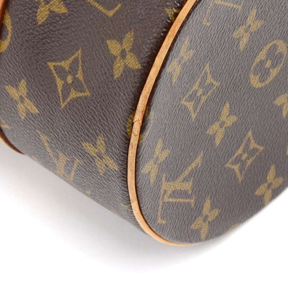 Louis Vuitto Papillon 30 Monogram Canvas Handbag with Pouch