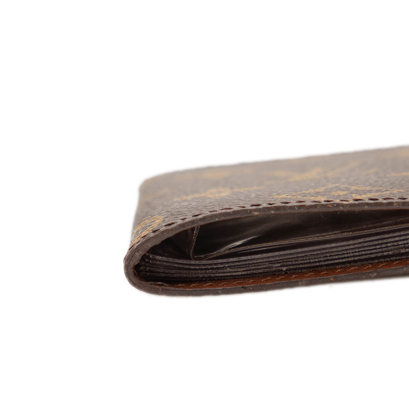 Louis Vuitton Monogram Portcourt Credit Card Case M60937 Brown PVC Leather  Louis Vuitton
