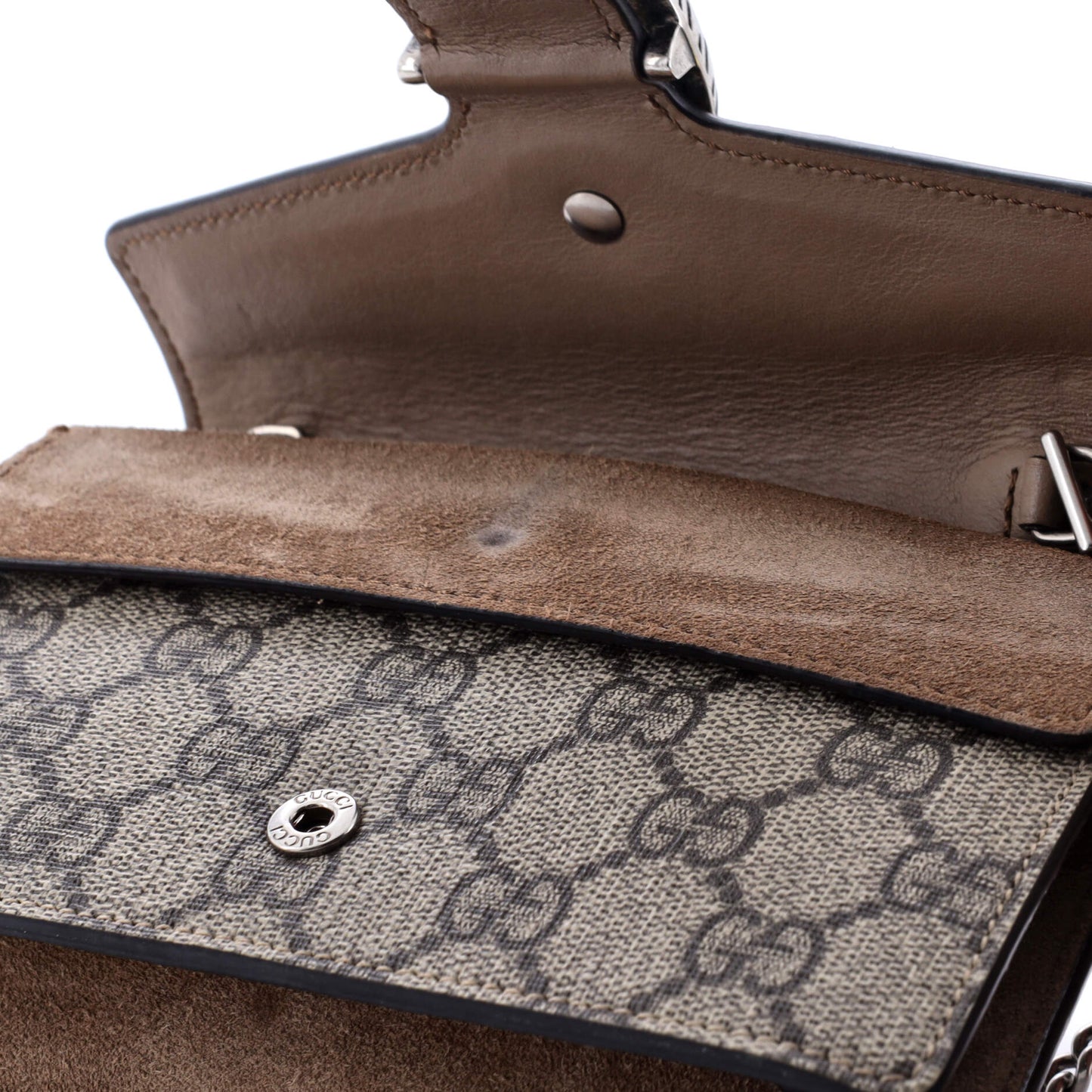 Dionysus Bag GG Coated Canvas Super Mini