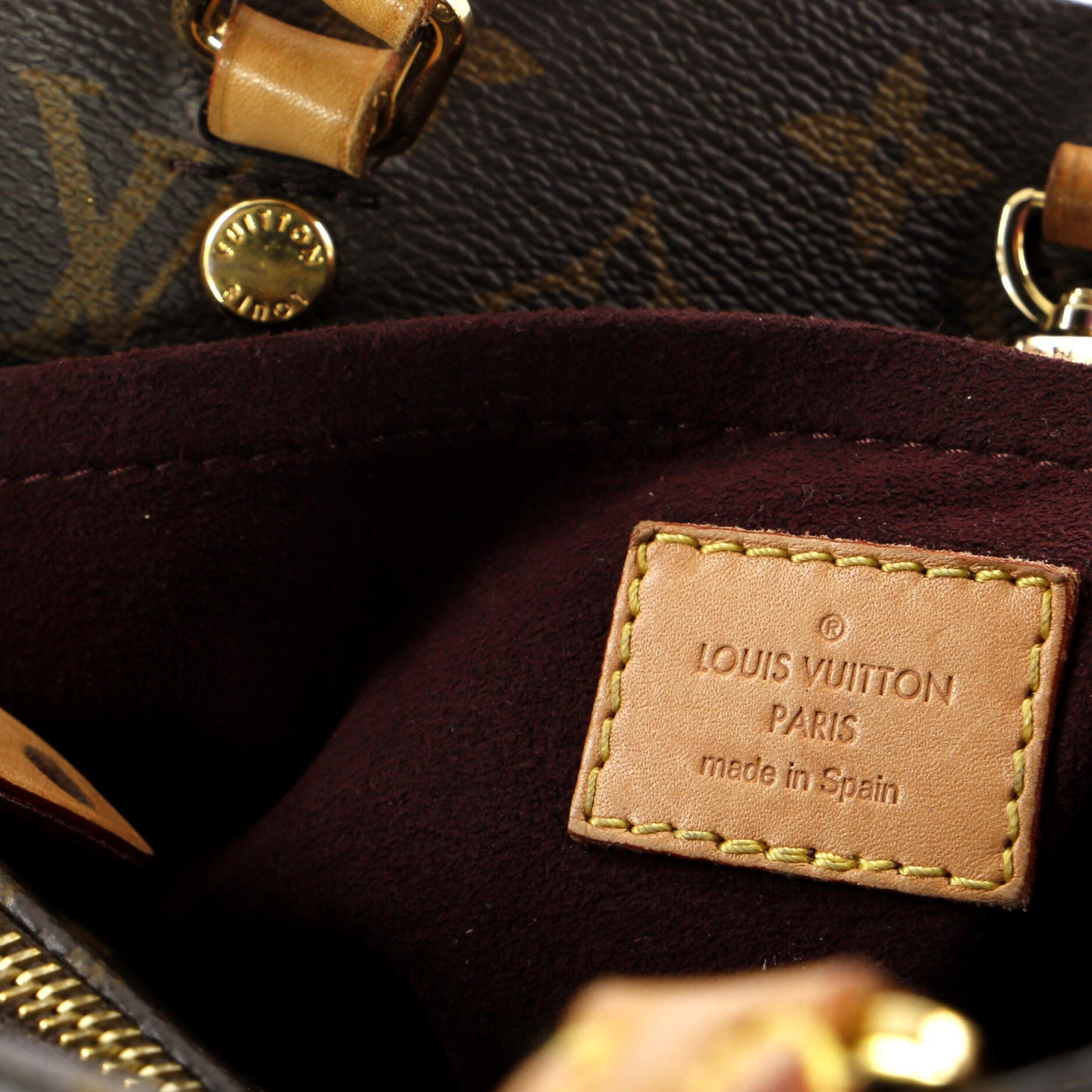 Louis Vuitton Montaigne Handbag Monogram Canvas MM