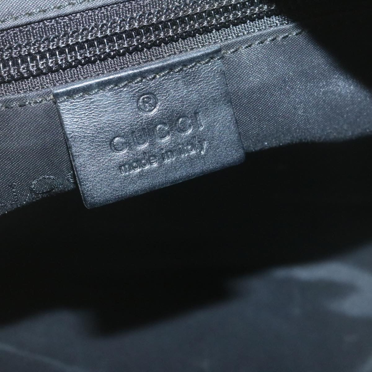 GUCCI Clutch Bag Nylon Black 29358
