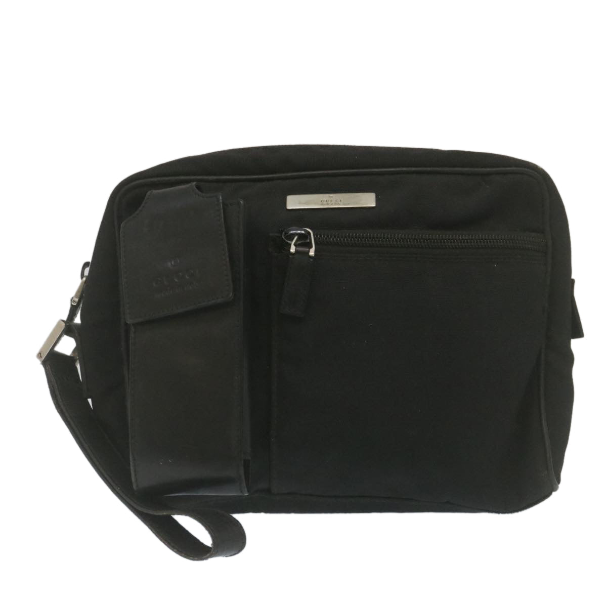 GUCCI Clutch Bag Nylon Black 29358