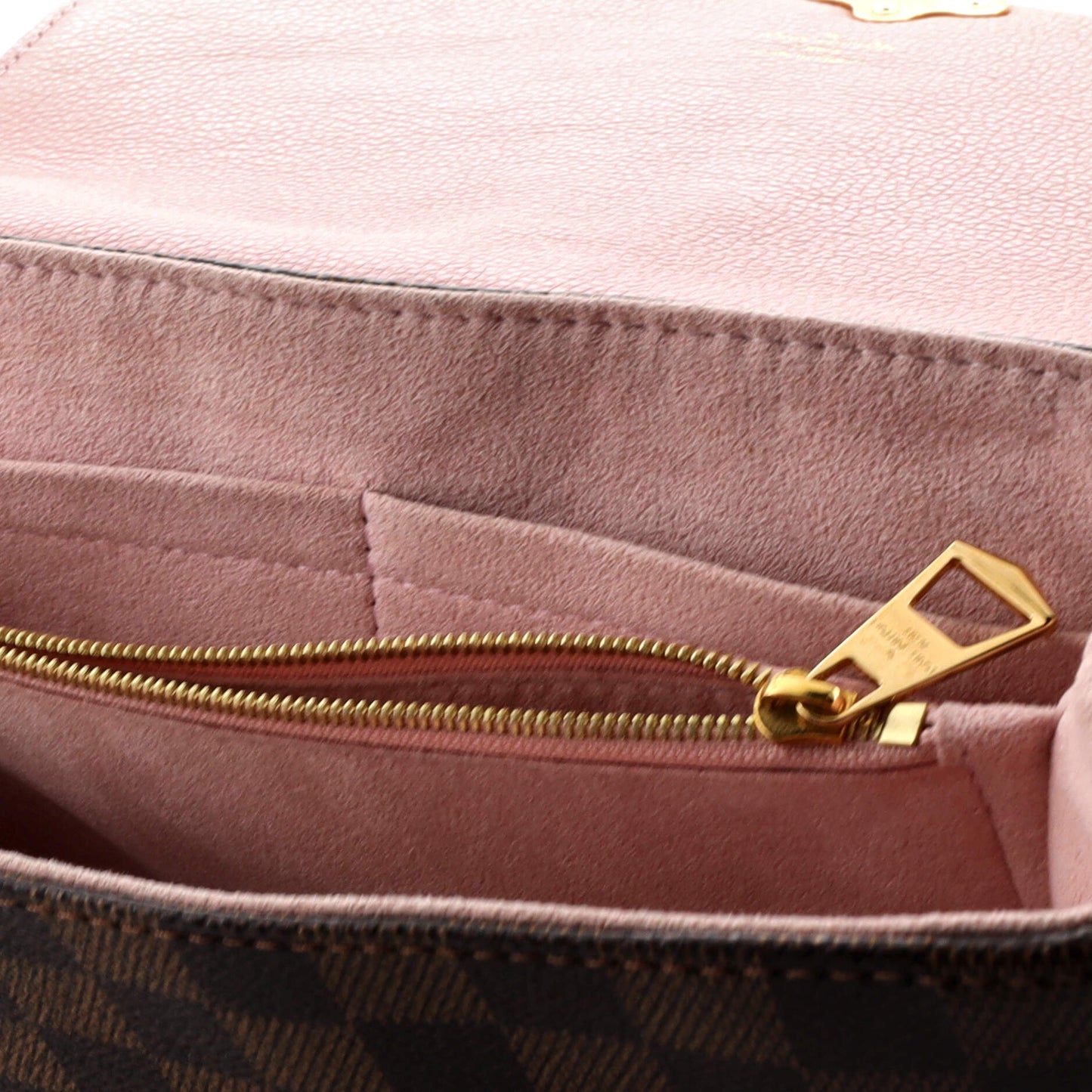 Louis Vuitton Clapton Handbag Damier and Leather PM