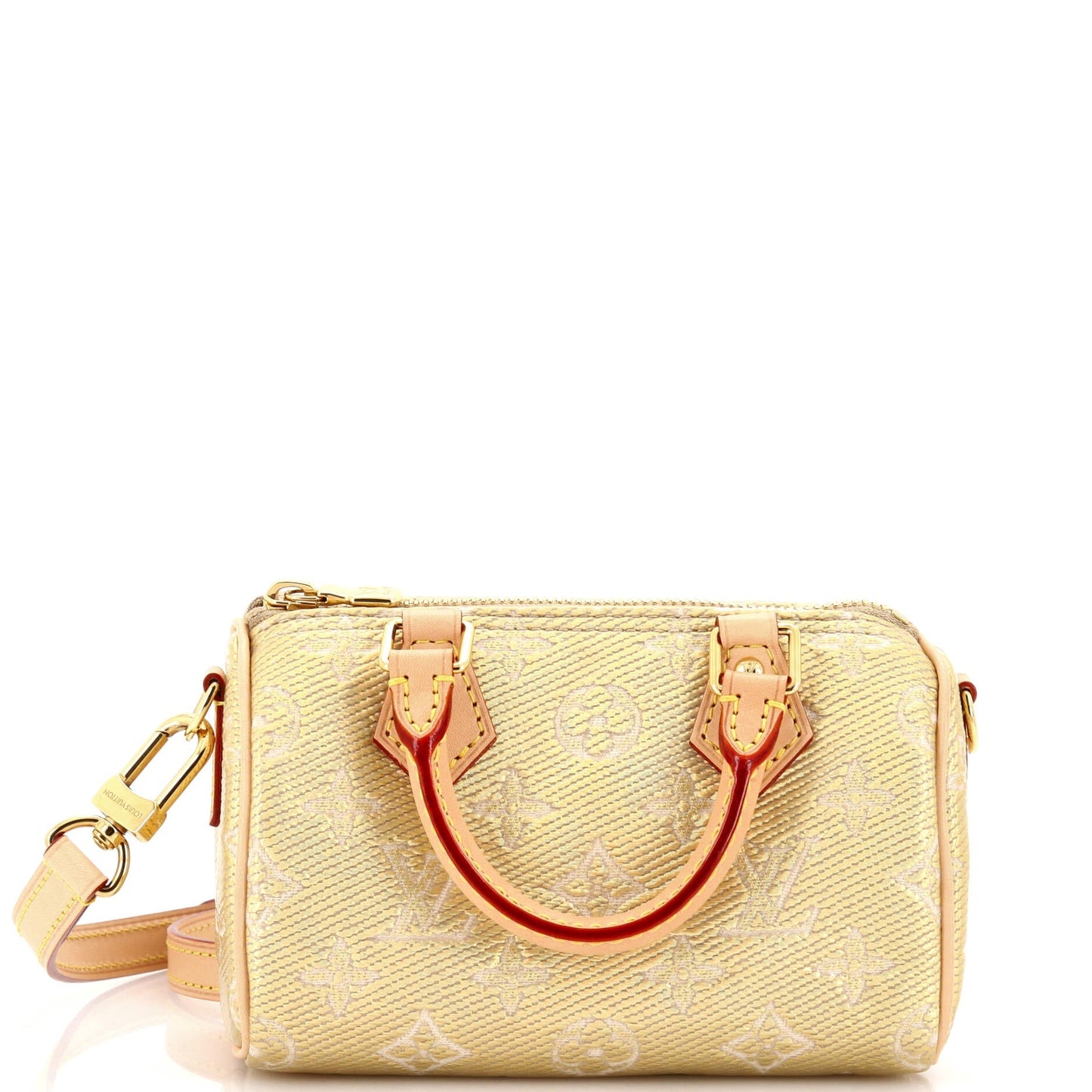 Louis Vuitton Speedy Bandouliere Bag Monoglam Jacquard Canvas Nano