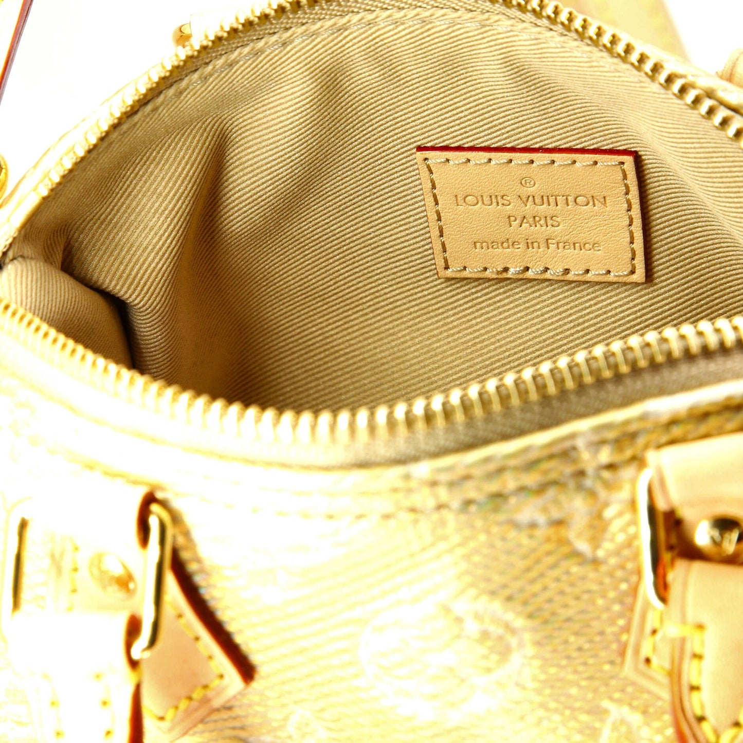 Louis Vuitton Speedy Bandouliere Bag Monoglam Jacquard Canvas Nano