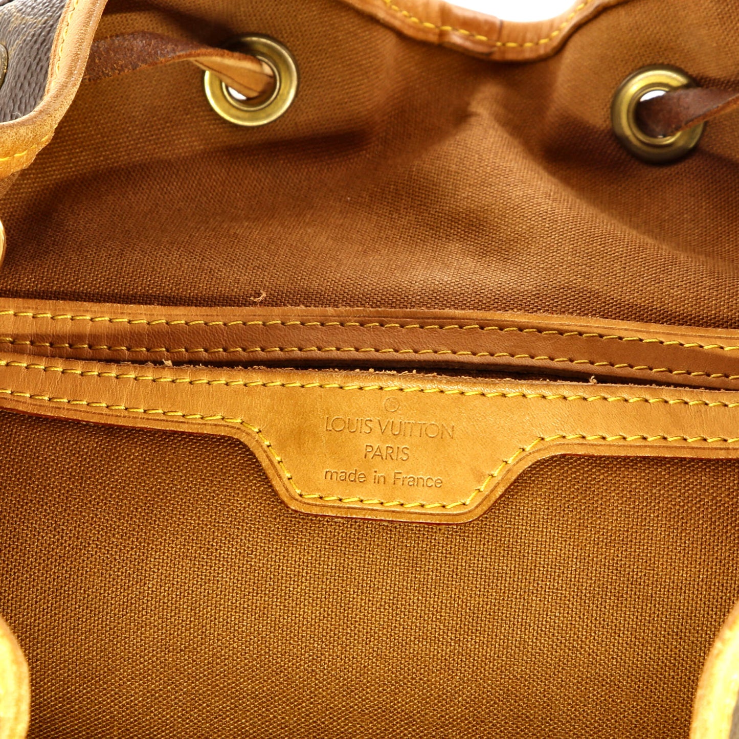Louis Vuitton Vintage Montsouris Backpack Monogram Canvas GM