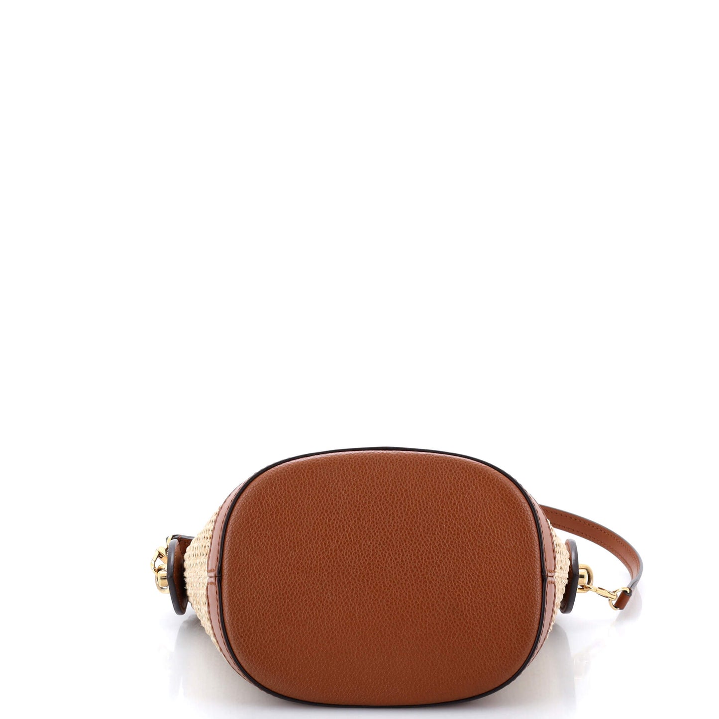 Louis Vuitton Petit Bucket NM Bag Raffia with Leather