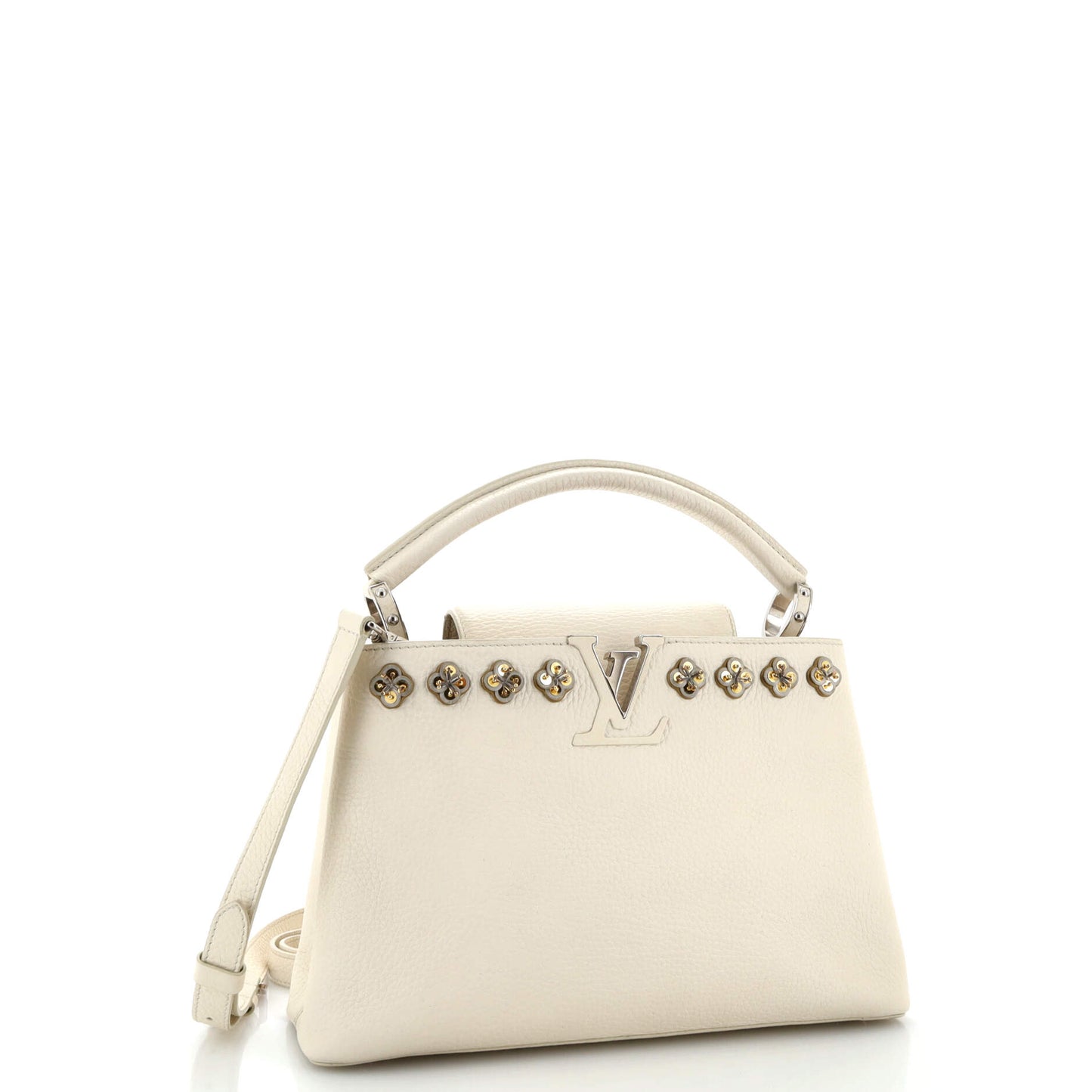 Louis Vuitton Capucines Bag Leather with Embellished Detail PM