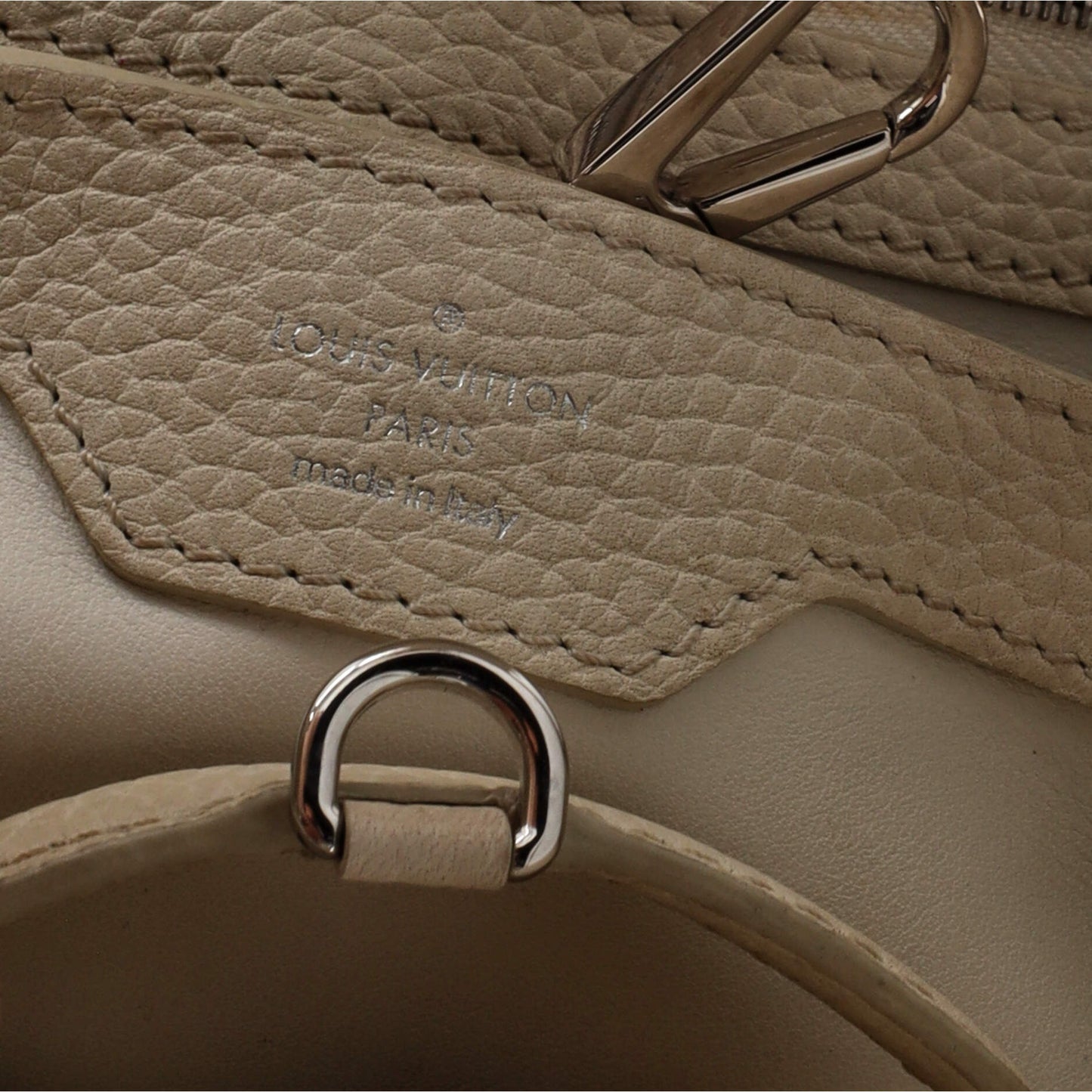 Louis Vuitton Capucines Bag Leather with Embellished Detail PM