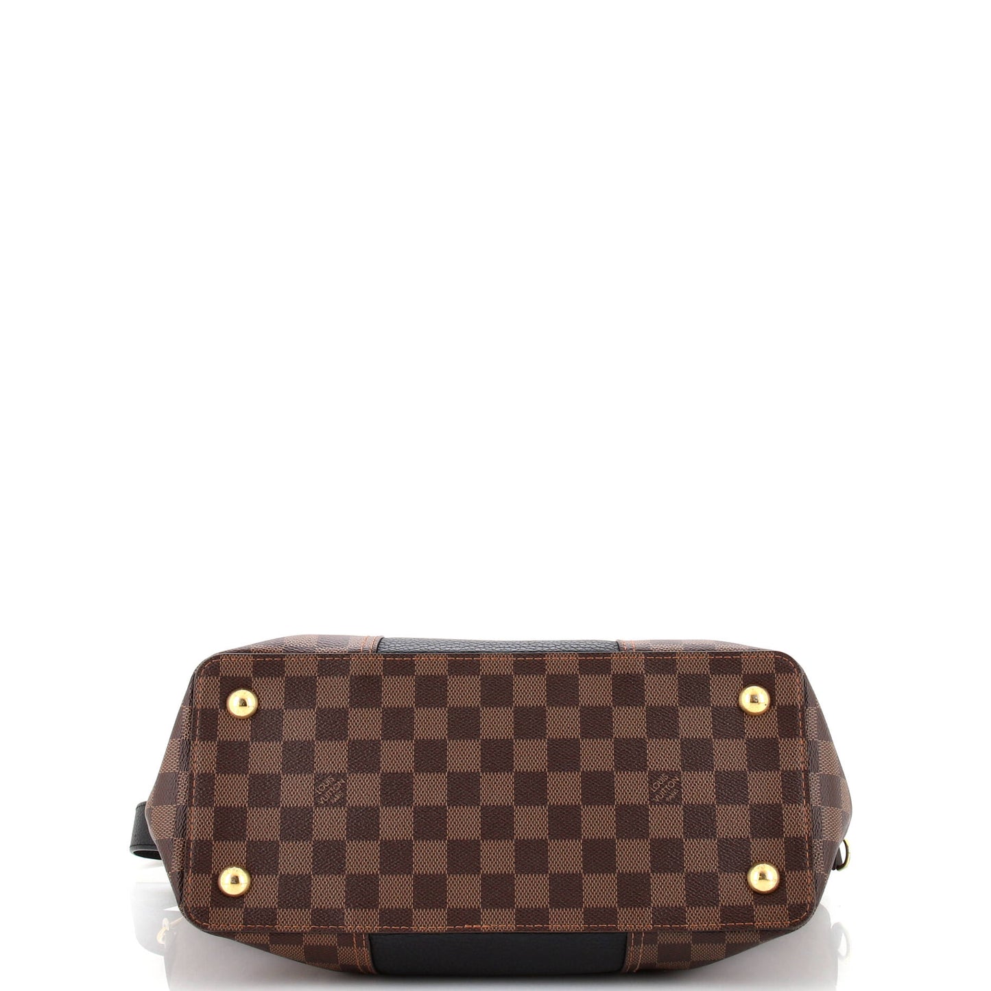 Louis Vuitton Jersey Handbag Damier with Leather