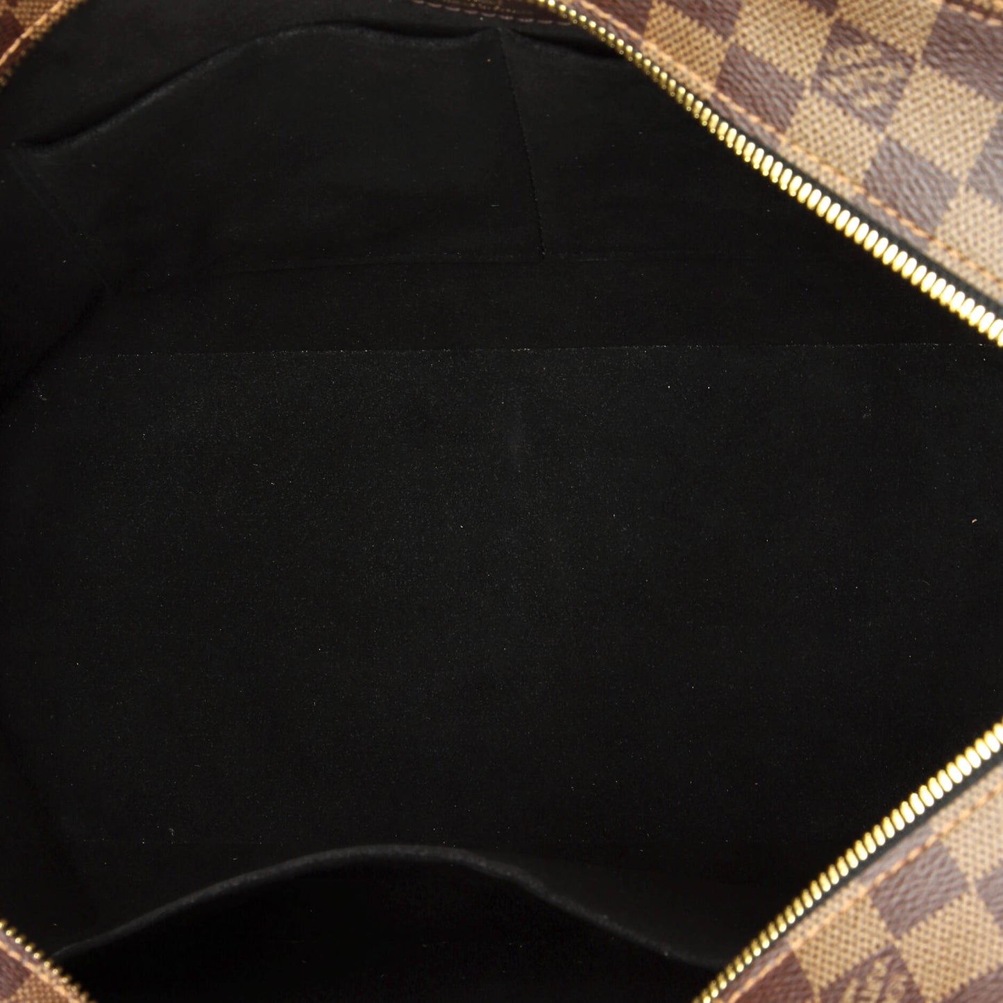 Louis Vuitton Jersey Handbag Damier with Leather