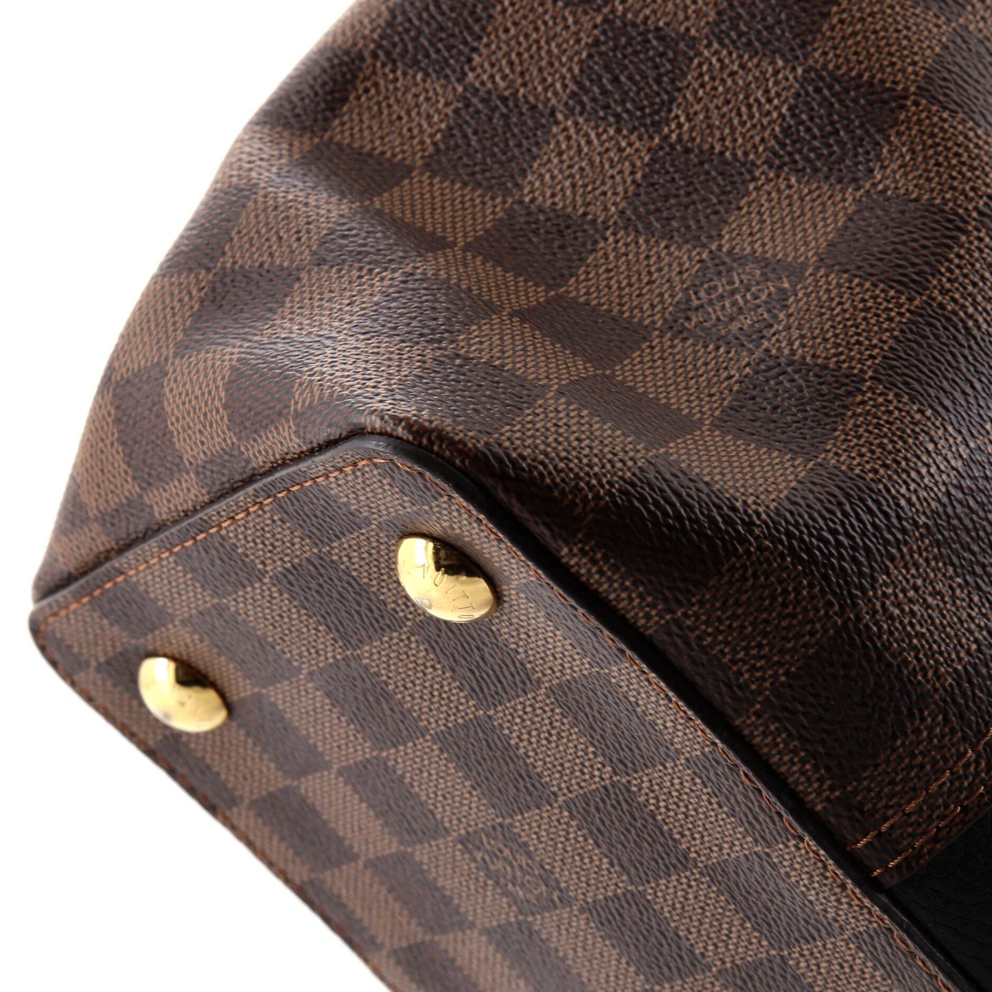 Louis Vuitton Jersey Handbag Damier with Leather