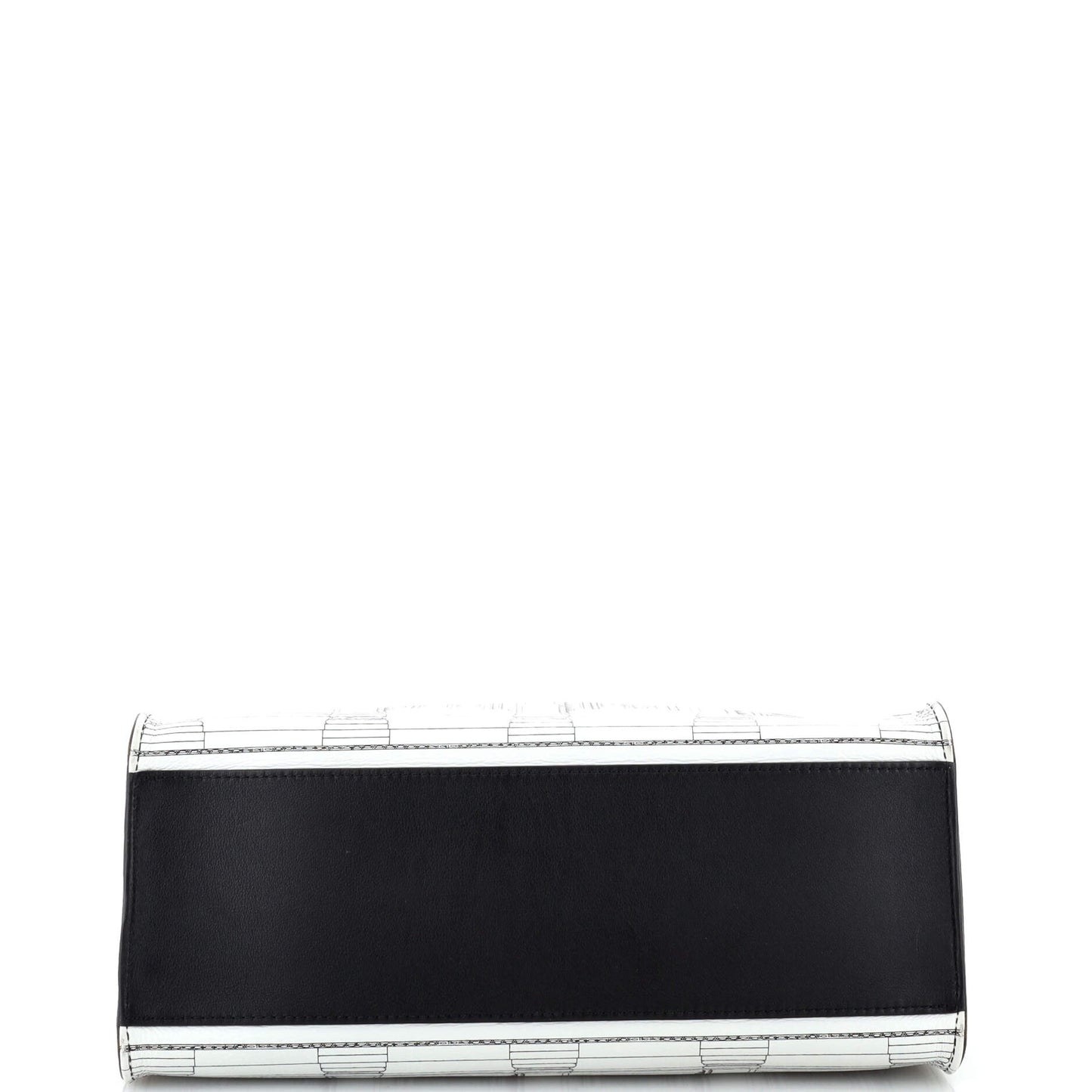 Louis Vuitton OnTheGo Tote Limited Edition Fornasetti Architettura Print Leather and Monogram Canvas MM