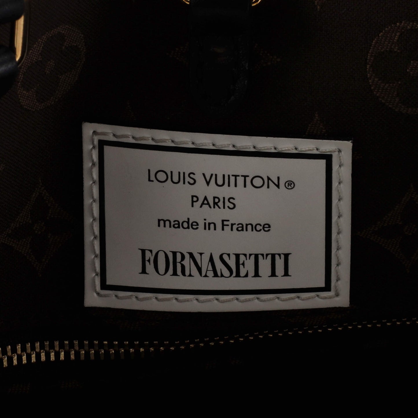 Louis Vuitton OnTheGo Tote Limited Edition Fornasetti Architettura Print Leather and Monogram Canvas MM