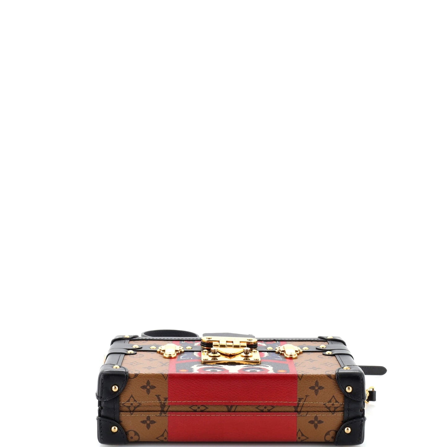 Louis Vuitton Petite Malle Handbag Limited Edition Kabuki Monogram Canvas