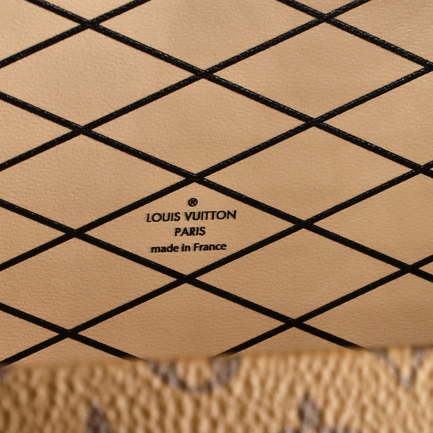 Louis Vuitton Petite Malle Handbag Reverse Monogram Canvas