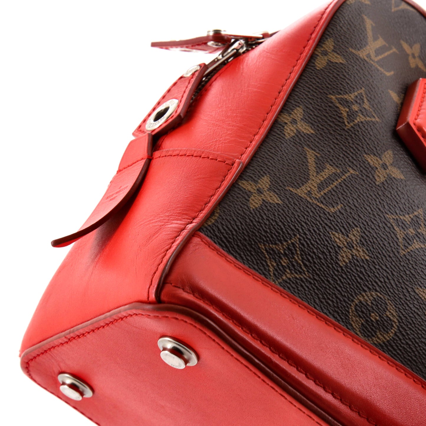 Louis Vuitton Dora Handbag Monogram Canvas and Calfskin PM