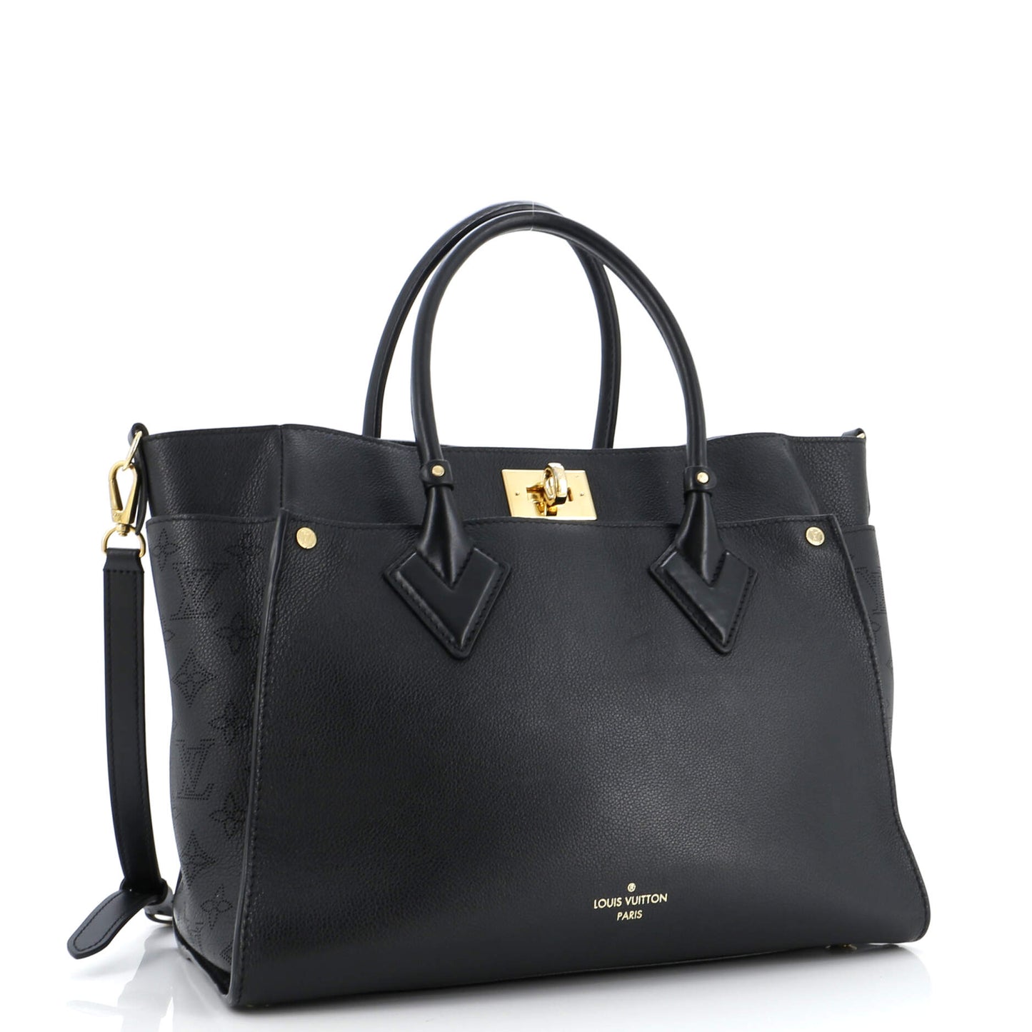 Louis Vuitton On My Side Tote Mahina Leather MM