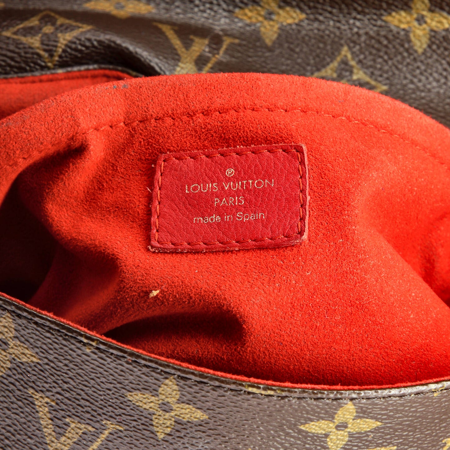 Louis Vuitton Saint Placide Handbag Monogram Canvas and Leather