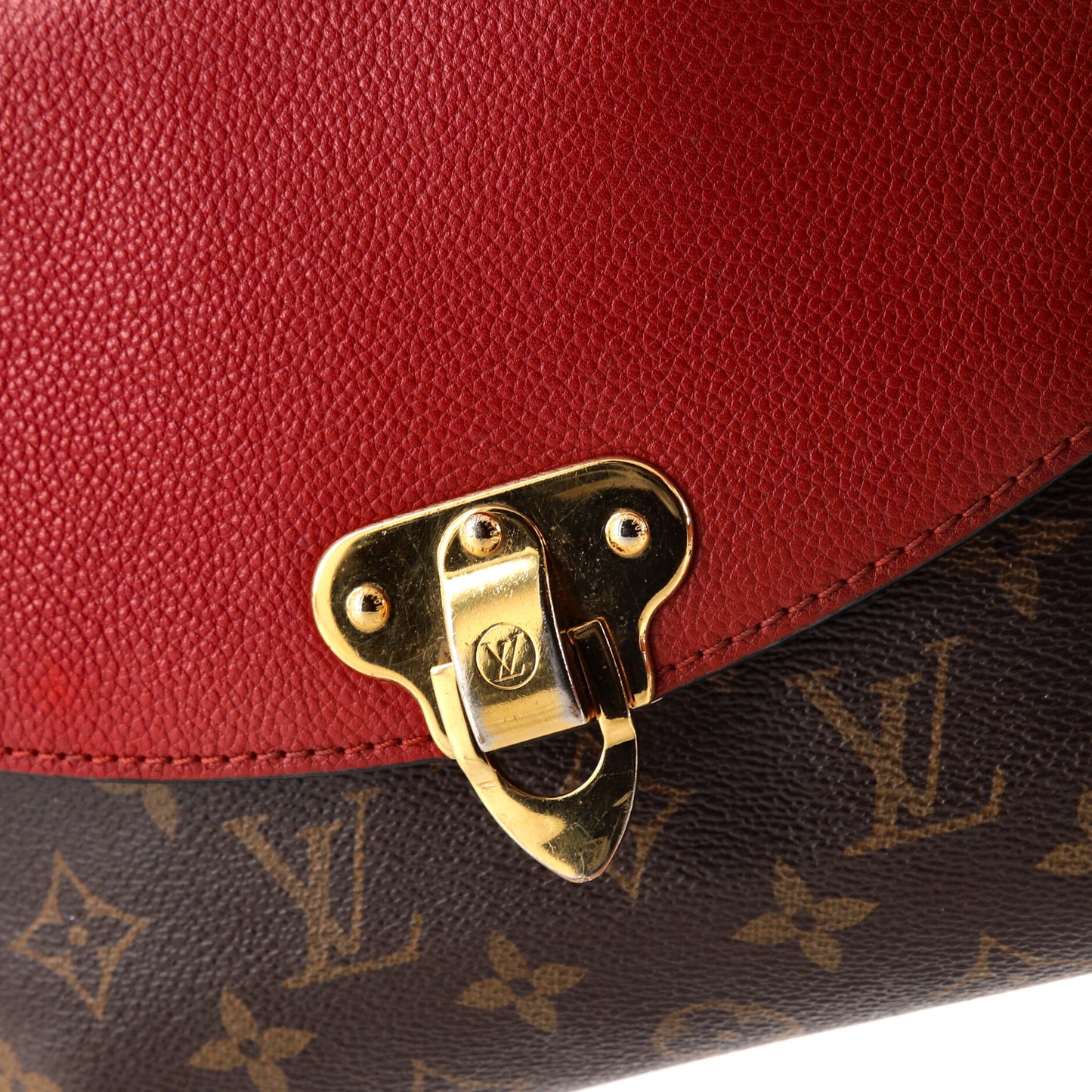 Louis Vuitton Saint Placide Handbag Monogram Canvas and Leather