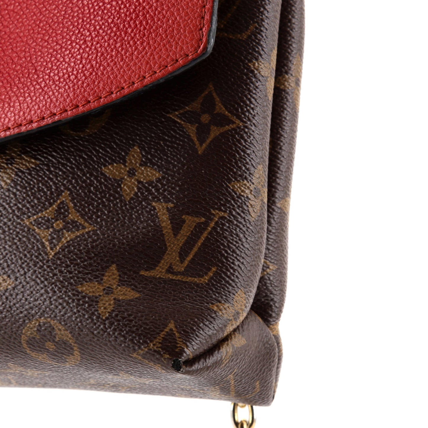 Louis Vuitton Saint Placide Handbag Monogram Canvas and Leather