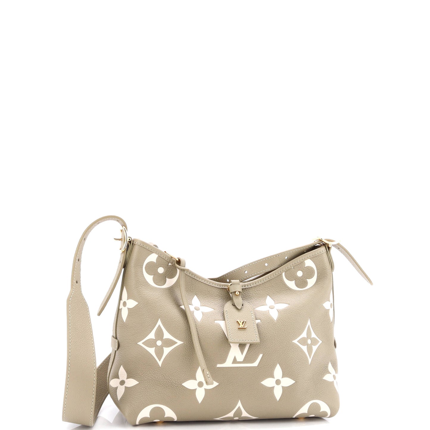 Louis Vuitton CarryAll Hobo Bicolor Monogram Empreinte Giant PM