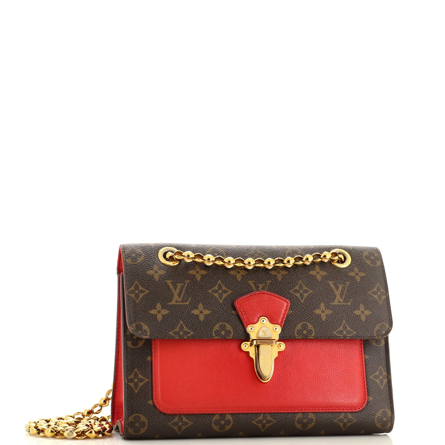 Louis Vuitton Victoire Handbag Monogram Canvas and Leather