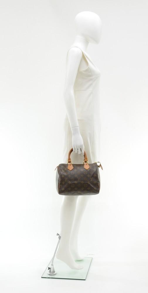 Louis Vuitto Speedy 25 Monogram Canvas City Handbag