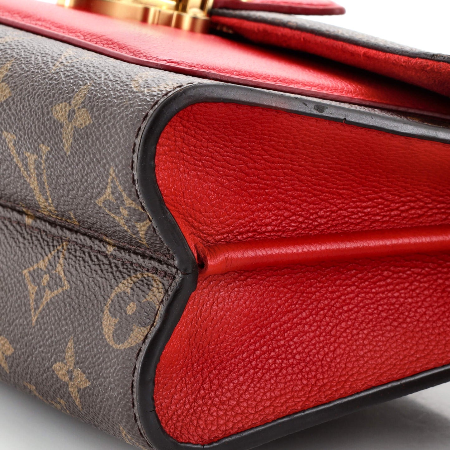 Louis Vuitton Victoire Handbag Monogram Canvas and Leather