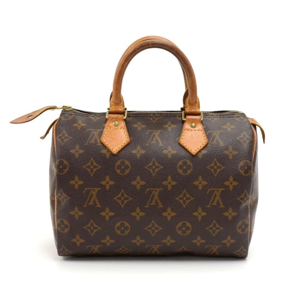 Louis Vuitto Speedy 25 Monogram Canvas City Handbag