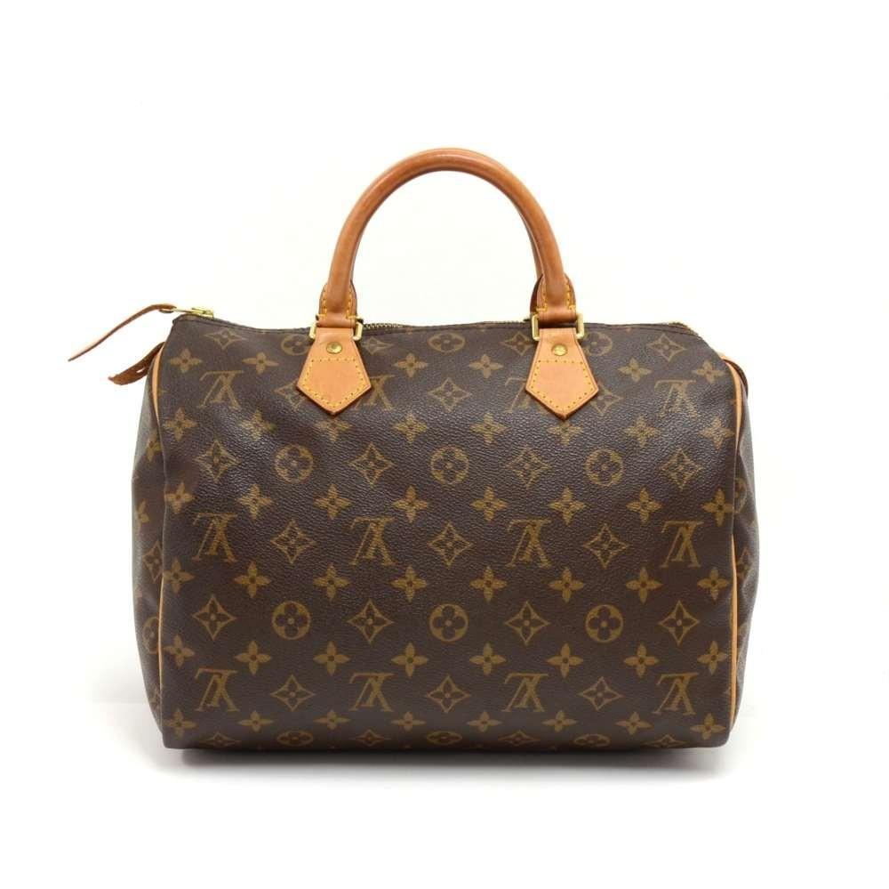 Louis Vuitto Speedy 30 Monogram Canvas City Handbag