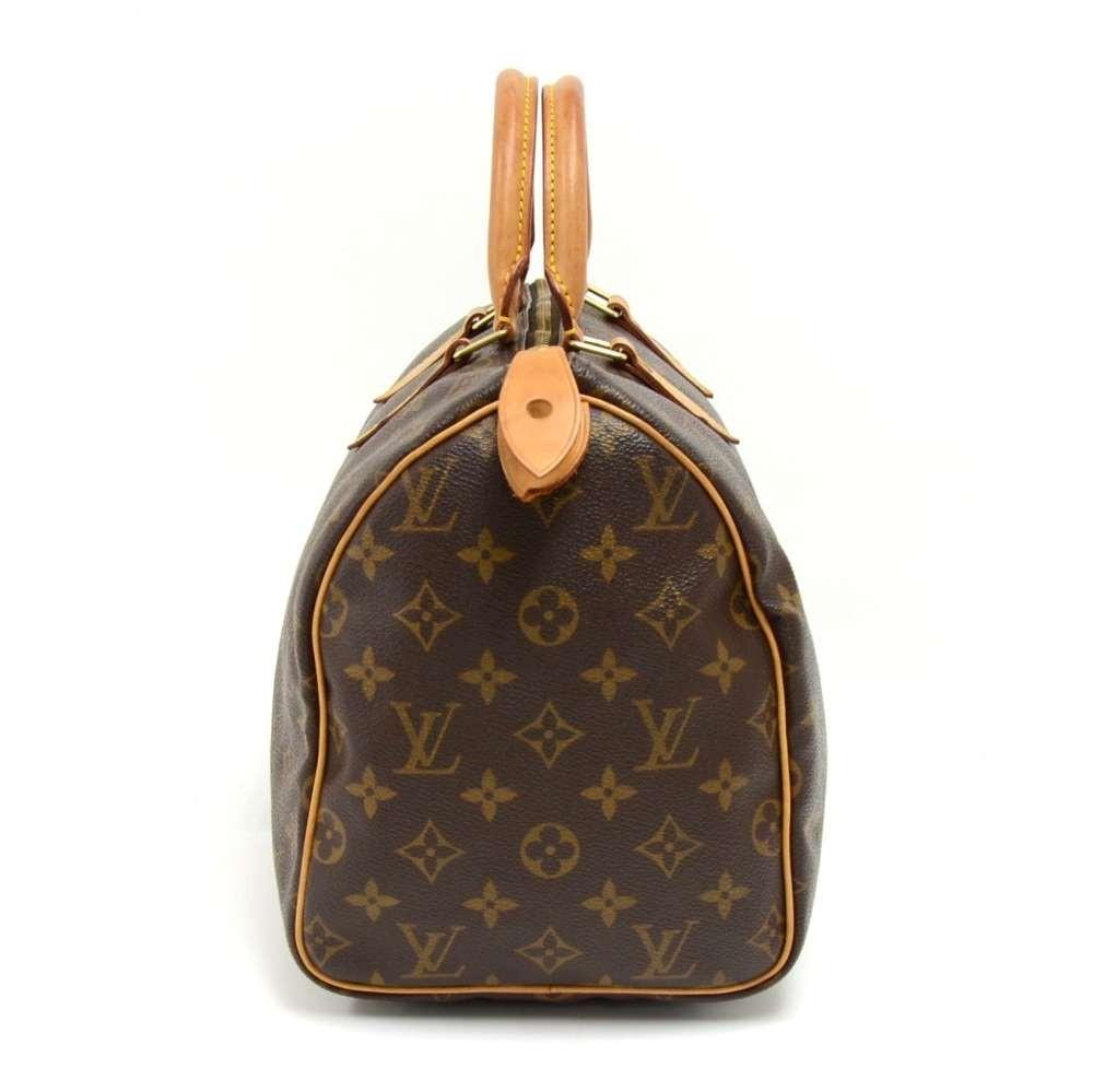 Louis Vuitto Speedy 30 Monogram Canvas City Handbag