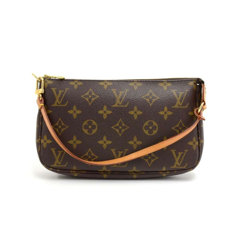 Louis Vuitto Pochette Accessories Monogram Canvas Evening Bag