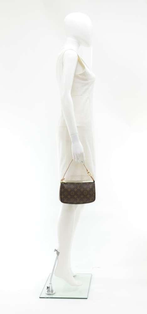Louis Vuitto Pochette Accessoires Monogram Canvas Evening Bag