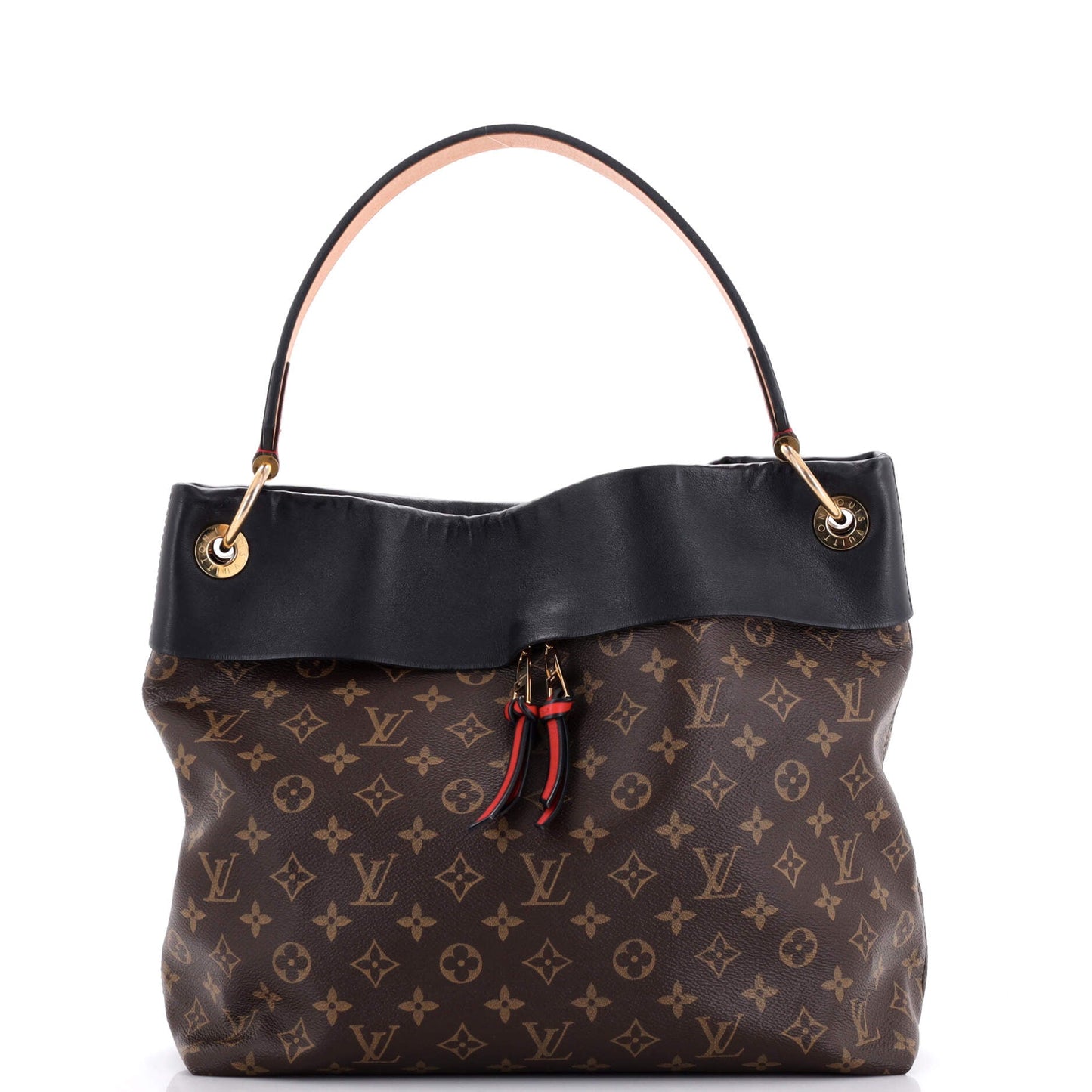 Louis Vuitton Tuileries Hobo Monogram Canvas with Leather
