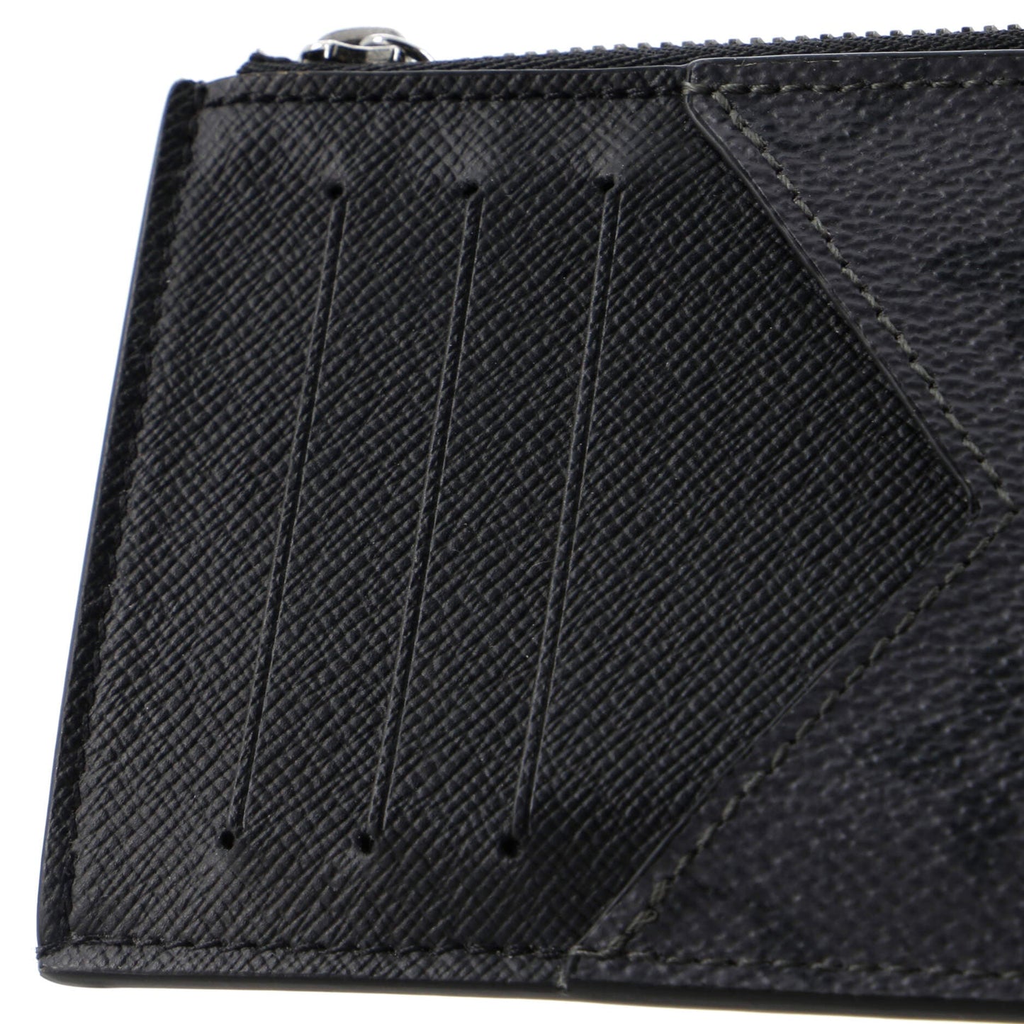 Louis Vuitton Coin Card Holder Monogram Taigarama