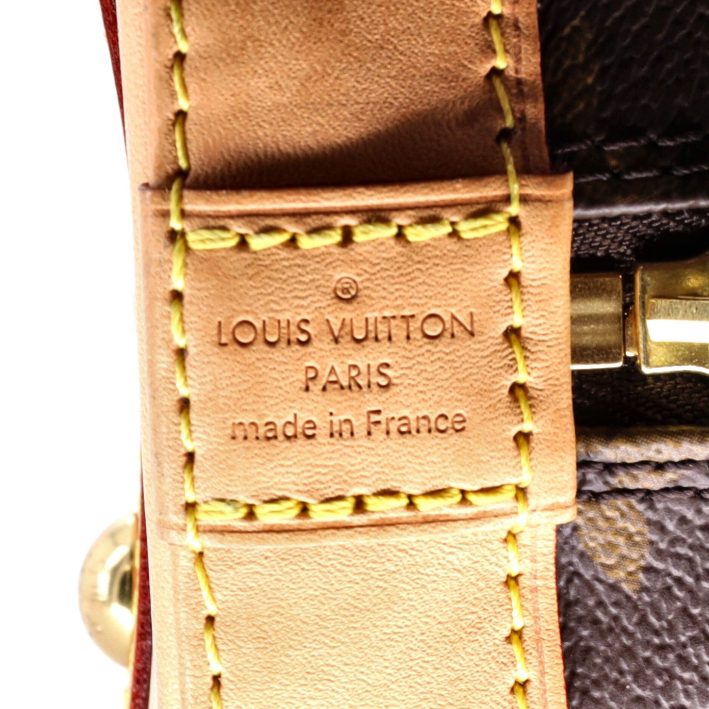 Louis Vuitton Alma Handbag Monogram Canvas BB