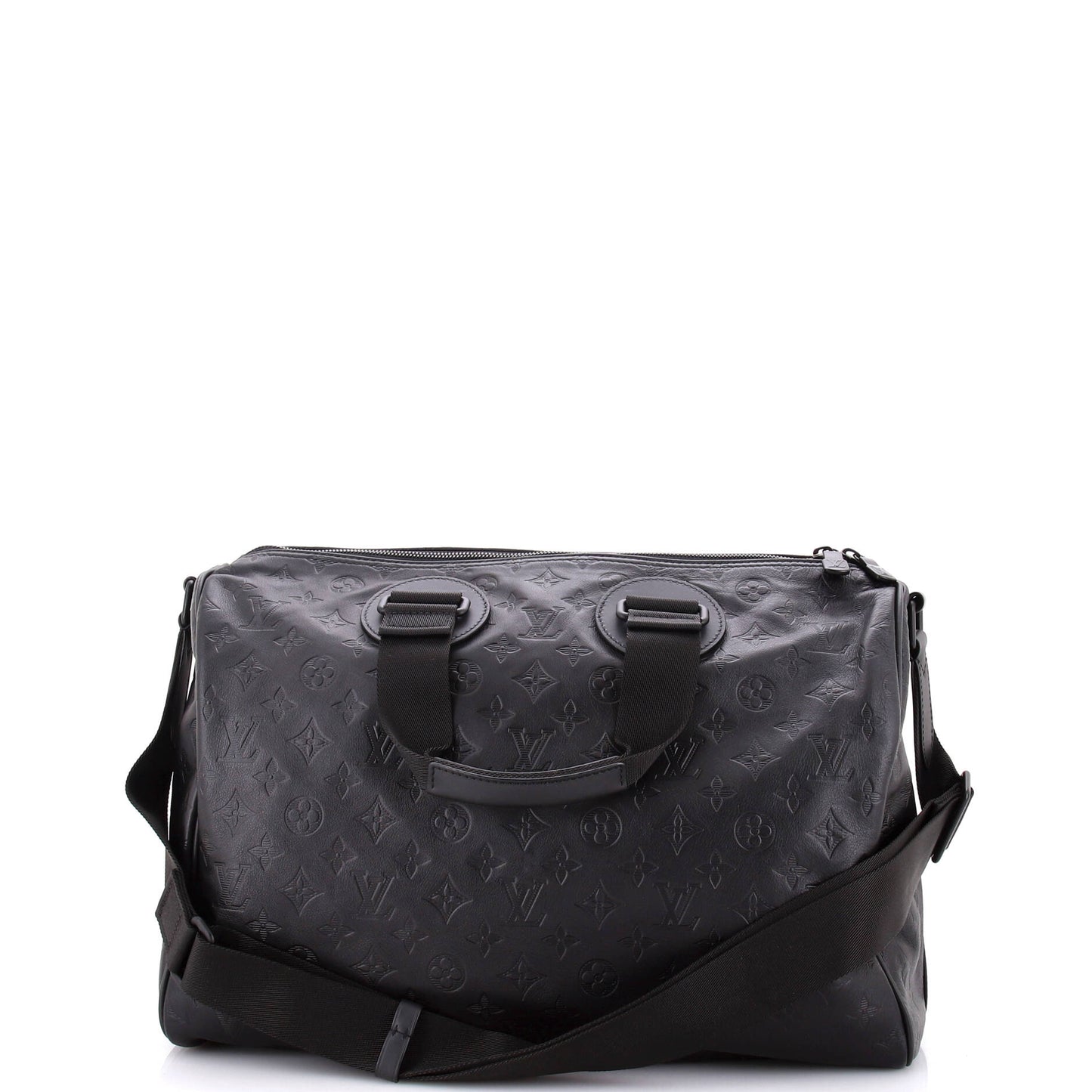 Louis Vuitton Speedy Bandouliere Bag Monogram Shadow Leather 40